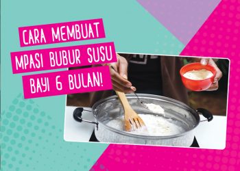 cara membuat bubur susu bayi
