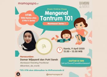 Di Rumah Saja? Ikuti Montessori Series Ini Yuk, Mams!