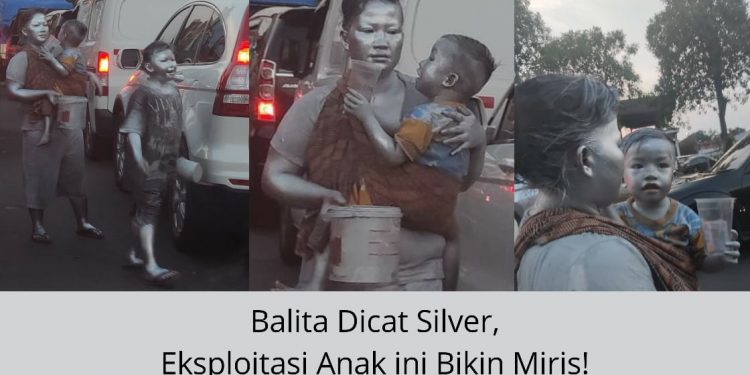 Balita Dicat Silver, Eksploitasi Anak Ini Bikin Miris!