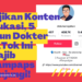 Sajikan Konten Edukasi, 5 Akun Dokter TikTok Ini Wajib Kita Kunjungi!