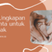 Ungkapan Cinta untuk Anak