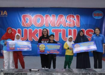 Tingkatkan Kebiasaan Menulis, SiDU Menggelar Donasi Buku Tulis Besar-Besaran untuk Anak Indonesia
